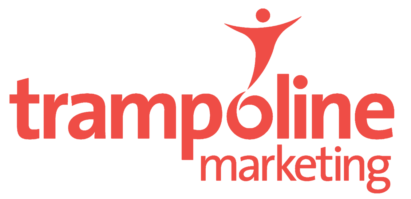 Trampoline logo red