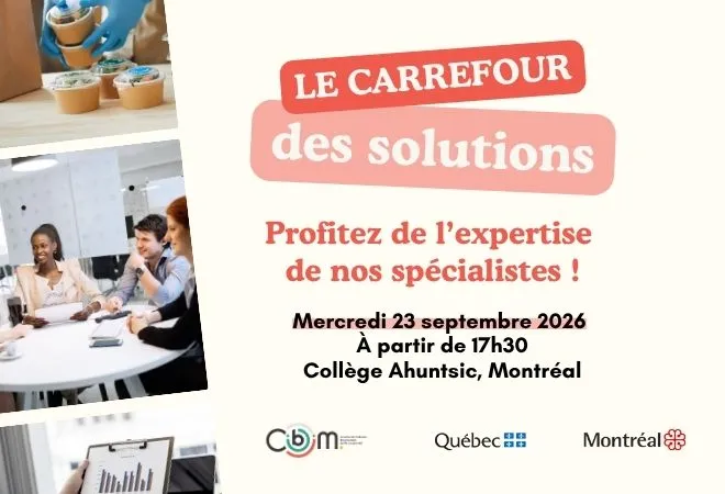2e édition du Carrefour des solutions du CIBÎM : 10 experts réunis pour propulser les entreprises bioalimentaires